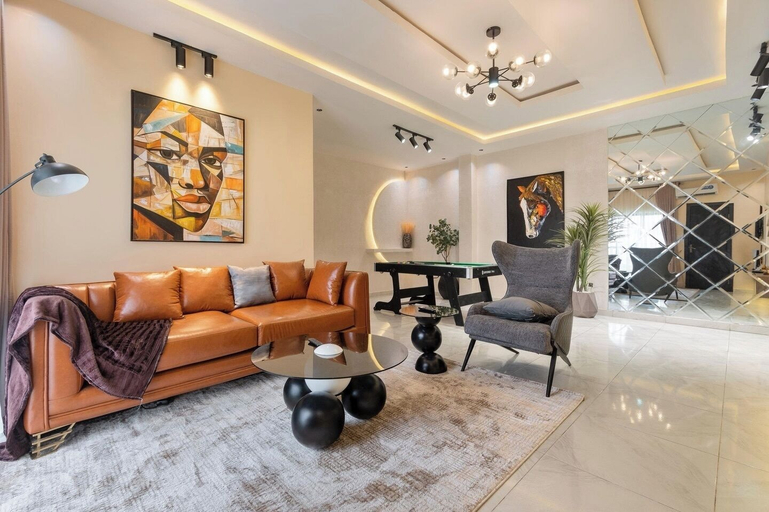 Living area 2, City Nest Apartment, Obafemi-Owode