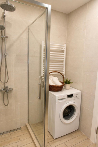 Bathroom, One-Bedroom Apartment in Saburtalo District, Tbilisi