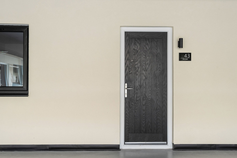 Exterior detail, City Point Apartments by Guestz, Kingston upon Hull