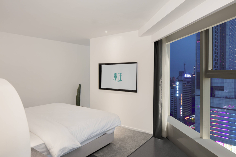 View from room 3, Laizhu Xingchen Hotel, Chengdu