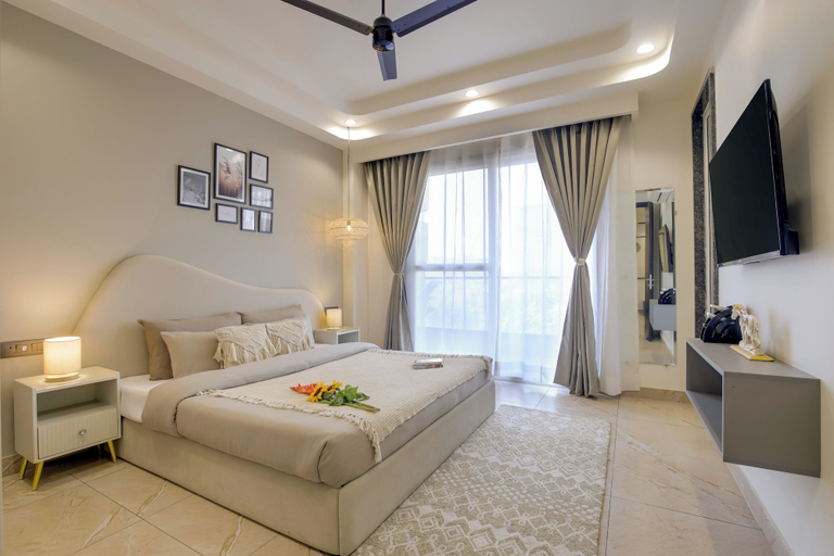 Bedroom 3, Bedchambers Serviced Apartments, Gurgaon