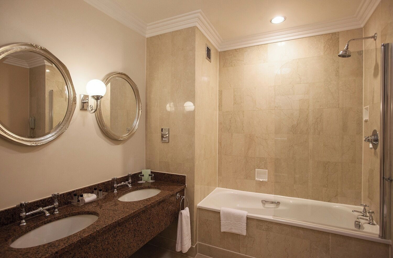 Bathroom 3, Down Hall Hotel, Essex