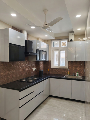 Private kitchen 3, Fortune Home Service Apartment 3BHK G-71, Delhi