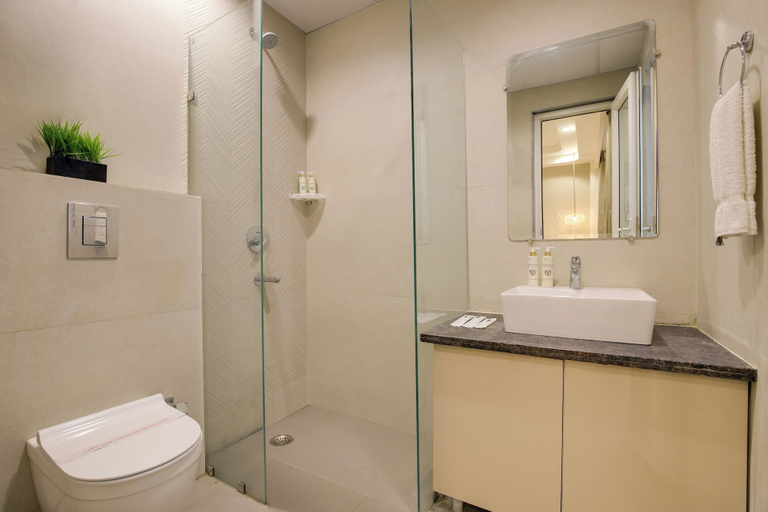 Bathroom 4, Bedchambers Serviced Apartments, Gurgaon