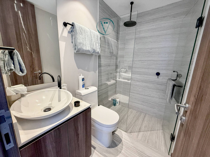 Bathroom 2, Tizate 3BR Private Beach Stunning View, Compostela