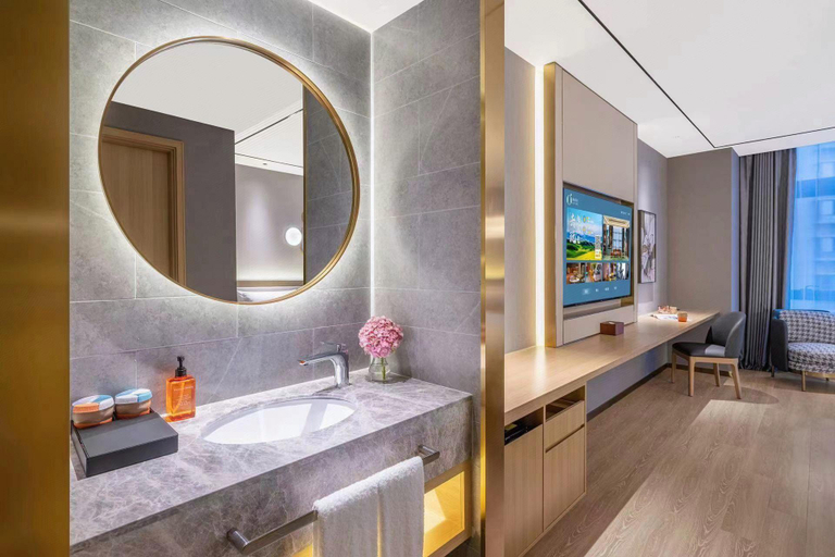 Bathroom 3, Orange Hotel Jiujiang Railway Station, Jiujiang
