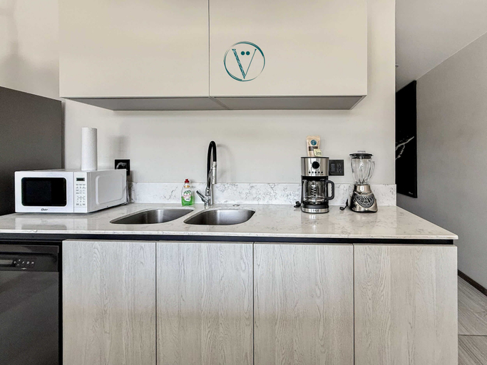 Private kitchen 4, Tizate 3BR Private Beach Stunning View, Compostela