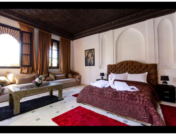 Bed, Palace With 2 Villas and 2 Swimming Pools in Sidi Abdellah Ghiat, Al Haouz
