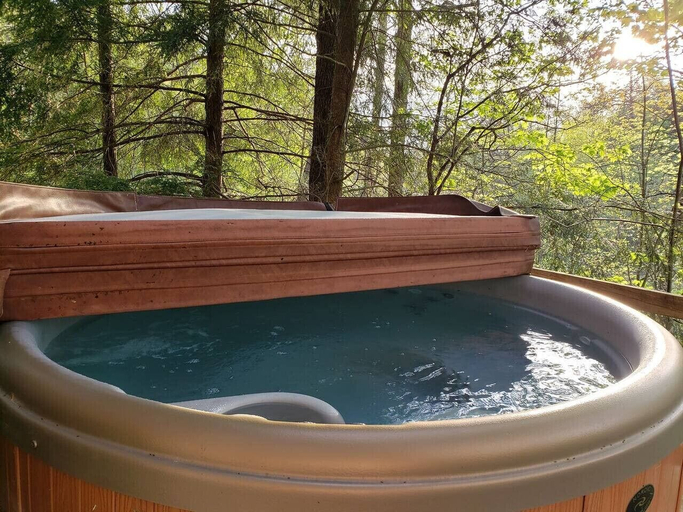 Interior 4, Hot Tub & Wifi - Hidden Chalet Red River Gorge, KY, Wolfe