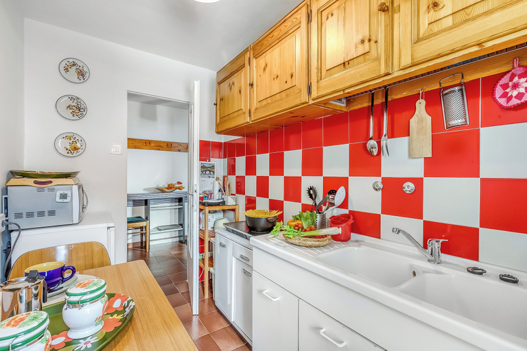 Private kitchenette 3, Gran Roc 23 With Parking Near Slopes, Torino