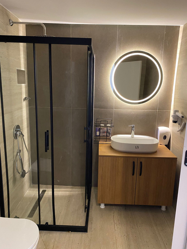 Bathroom, ŞAHMERAN PANSİON, Kemer