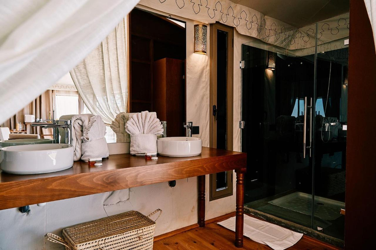 Bathroom, The White Camel Camp - Agafay Desert Activities, Marrakech