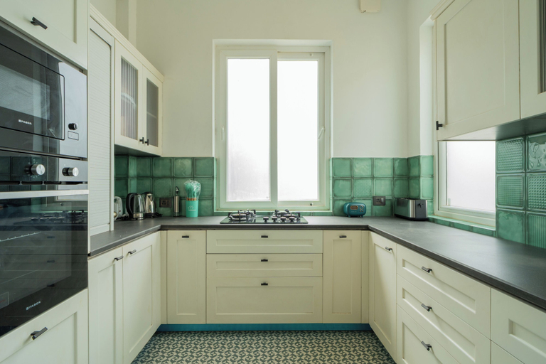 Private kitchen 3, ELIVAAS Purple Coral Luxe 5-BHK Villa, North Goa