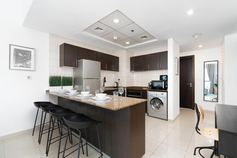 Private kitchen 2, bnbme - Bay Central - 1BR, Dubai