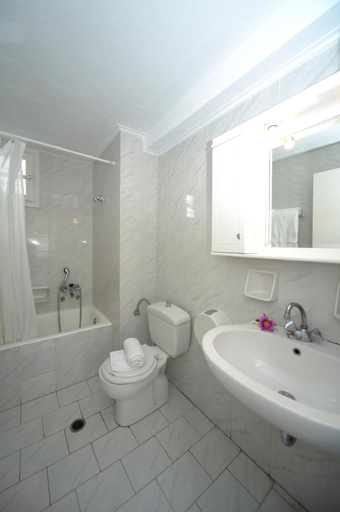 Bathroom 5, Mykonos Beach Hotel, South Aegean