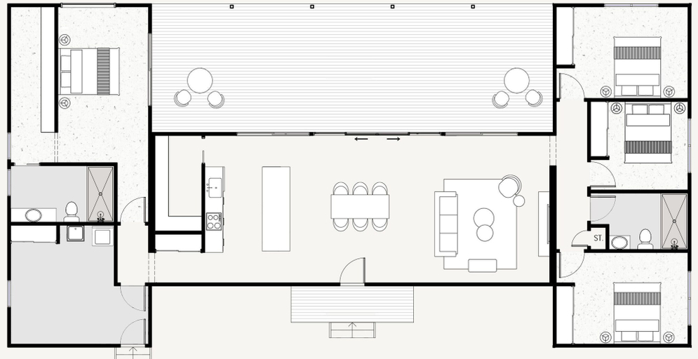 Floor plan 5, Freycinet Residences, Glamorgan-Spring Bay