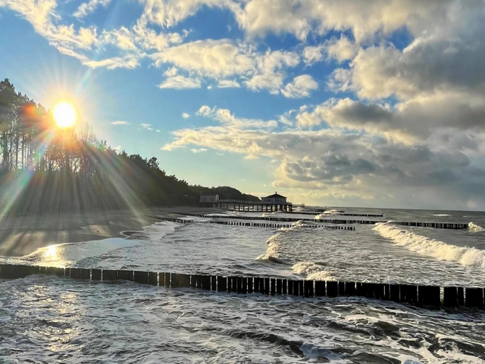 Surrounding environment 2, Single-story holiday homes close to the beach, Kołobrzeg