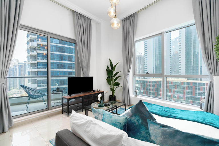 Living area 3, bnbme - Bay Central - 1BR, Dubai