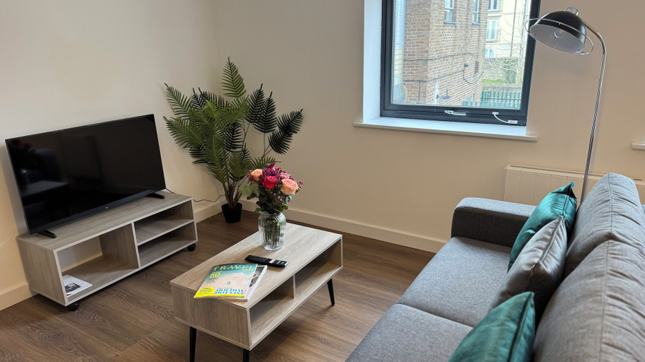 Living area 2, The Square Apartments Flat 6, Swindon