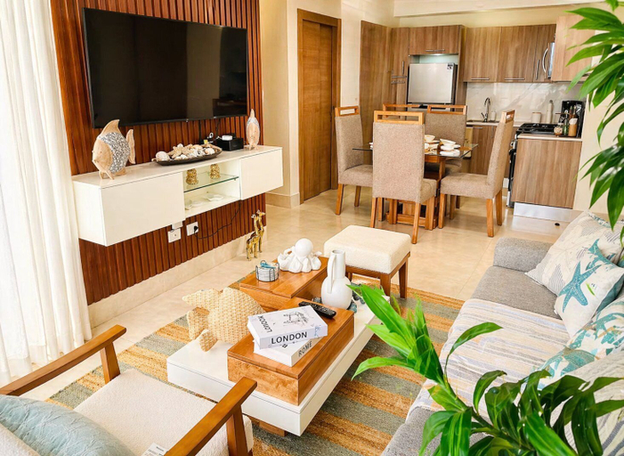 Living area 4, Apartamento Delicado Próximo a la Playa, Boca Chica