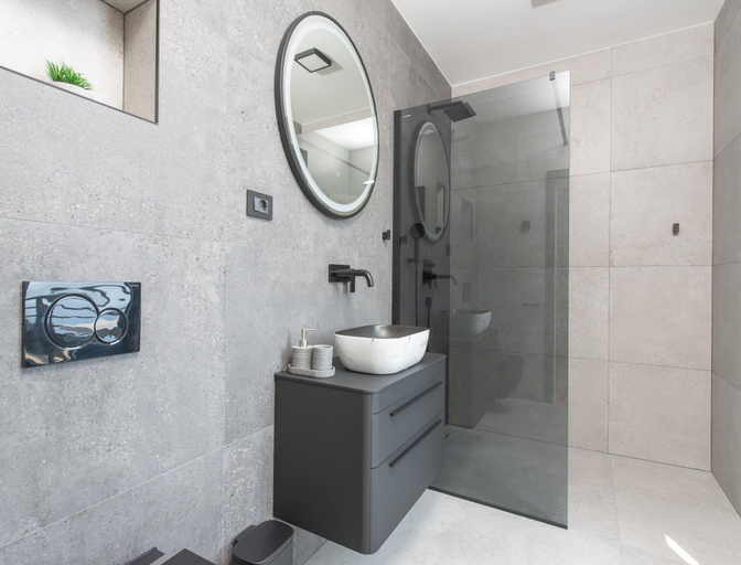 Bathroom 3, Luxury Seaview Villa With Jacuzzi, Imotski