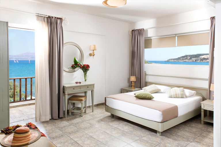 Bedroom 3, Almyrida Studios, Crete