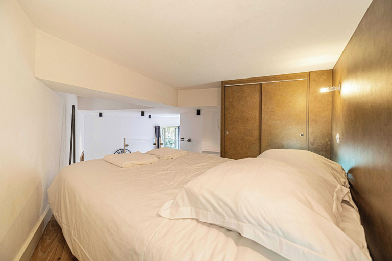 Bedroom, a/c Mezzanine Apt 1br/2p - Place Garibaldi, Alpes-Maritimes
