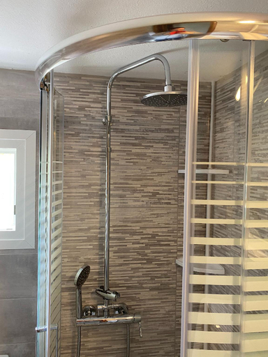 Bathroom 1, Villa- Nea Kalikrateia - 2-bdroom apartment, Central Macedonia