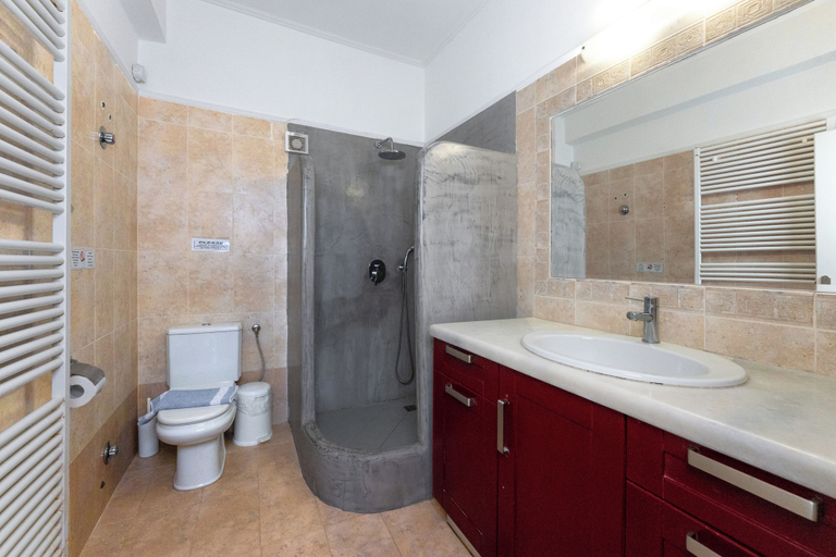 Bathroom 3, Birds Villa Apartments with Heated Pool - Including Car and Breakfast, South Aegean