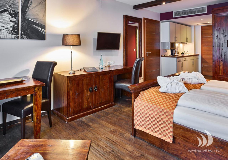 Bedroom, Riverside Hotel, Grafschaft Bentheim