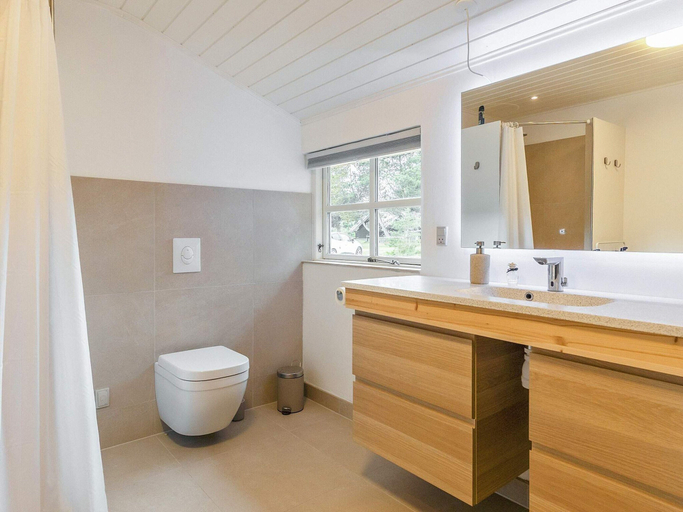 Bathroom, 4 Star Holiday Home in Lokken, Jammerbugt