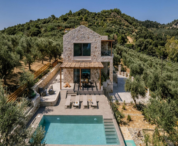 Exterior, Villa in Zakynthos With Private Pool & Views, Ionian Islands