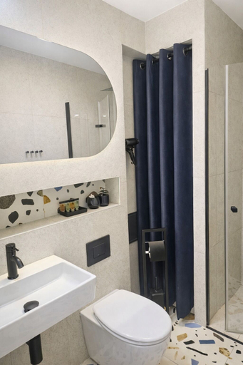 Bathroom 3, Apartament Gwarek - by Kairos Apartments, Siemianowice Śląskie