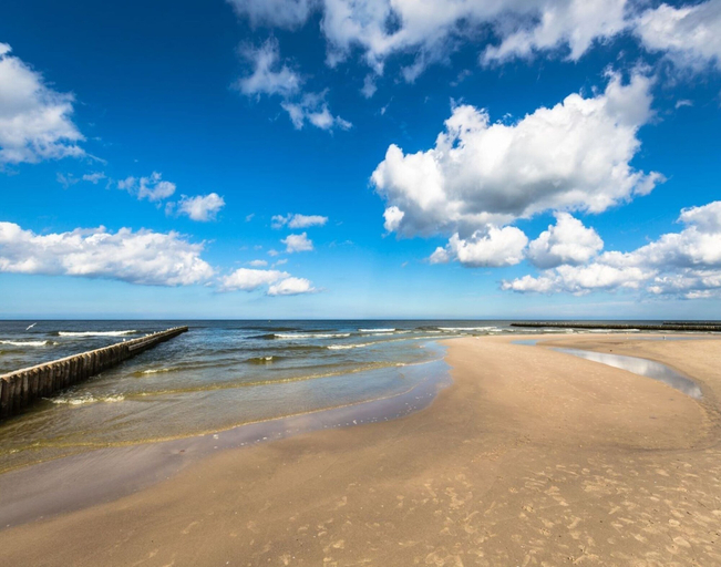 View from property 5, Holiday House for 4 People, Peace and Quiet, Kołobrzeg