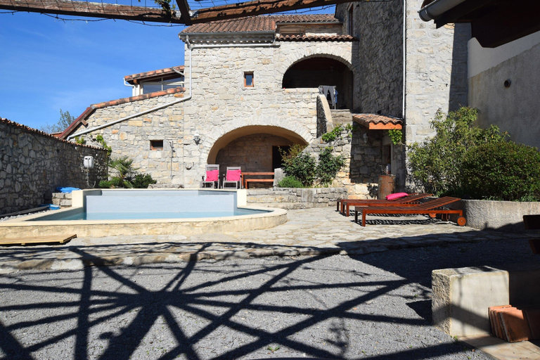 Balcony 2, Amazing Apartment in Lanas With Large Garden, Ardèche