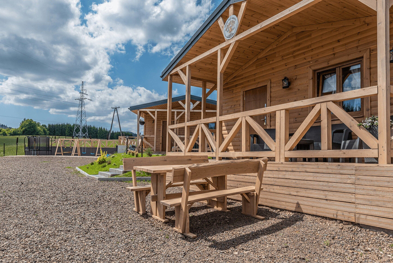 Balcony 3, Cottage in Duszniki Zdroj With Spa & Views, Kłodzko