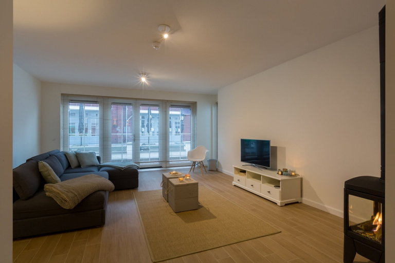 Living room 2, Elegant Apartment in Koudekerke With Gas Fireplace, Veere