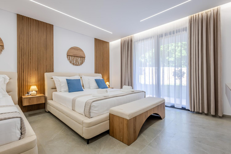 Bedroom 3, Crystal Blue Hotel, Barbati, Corfu, Ionian Islands