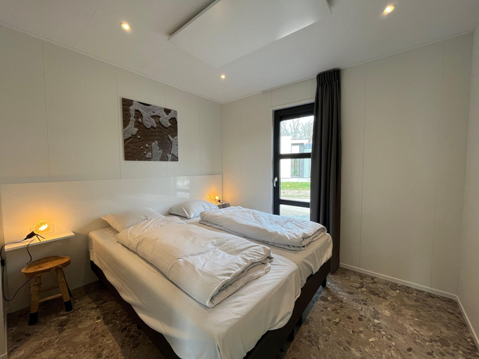 Bedroom 3, Modern Chalet in a Park Near the Veluwemeer