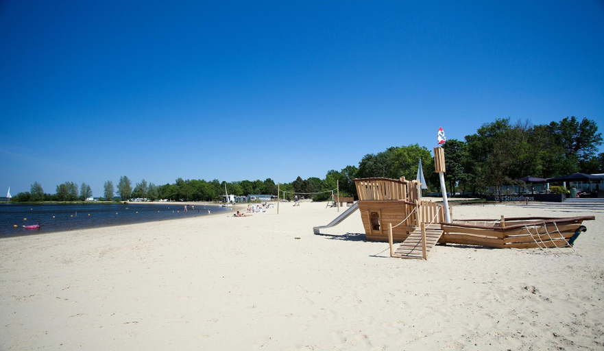 View from property 5, Modern Chalet on a Resort Near the Veluwemeer