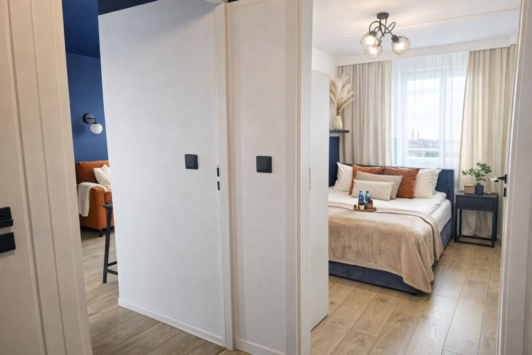 Bedroom 2, Apartament Gwarek - by Kairos Apartments, Siemianowice Śląskie