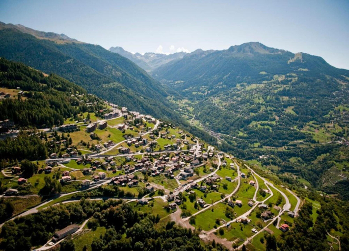 View from property 3, Cozy Studio in Veysonnaz With Ski-storage, Sion