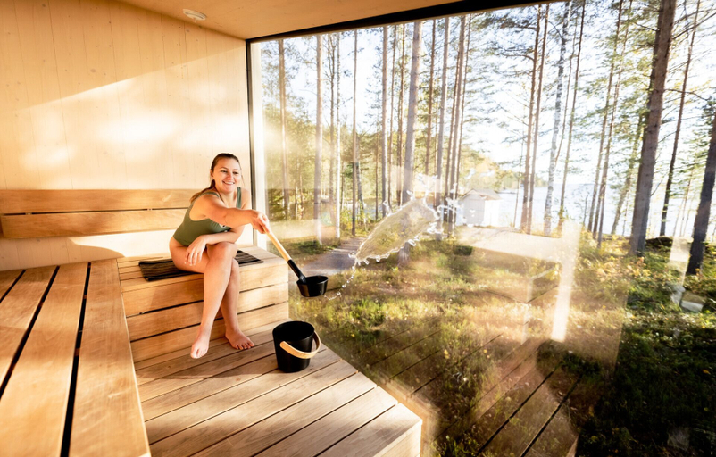 Sauna, Kanava Resort, Southern Savonia