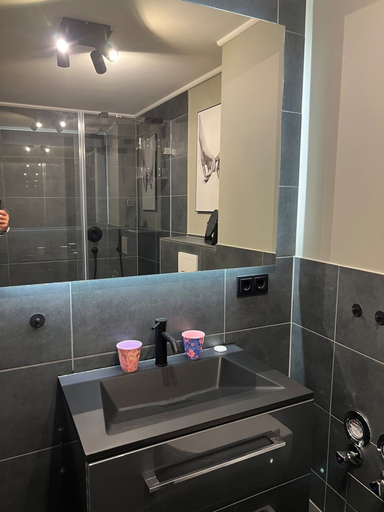 Bathroom 5, Ferienwohnung mit Meerblick in Wyk auf Foehr, Nordfriesland