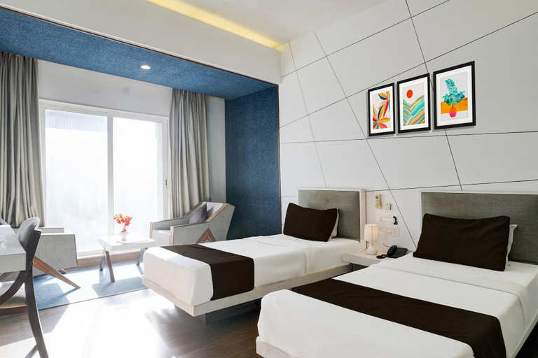 Room 4, Super Deluxe Twin Room Hotel Harmony, Rajkot