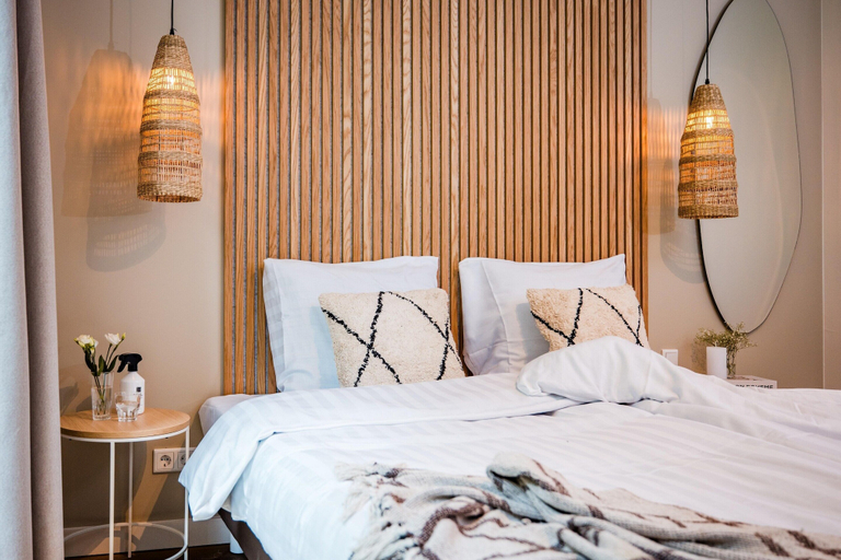 Bedroom 2, Spacious Holiday Home in Voorhuizen With Terrace, Barneveld