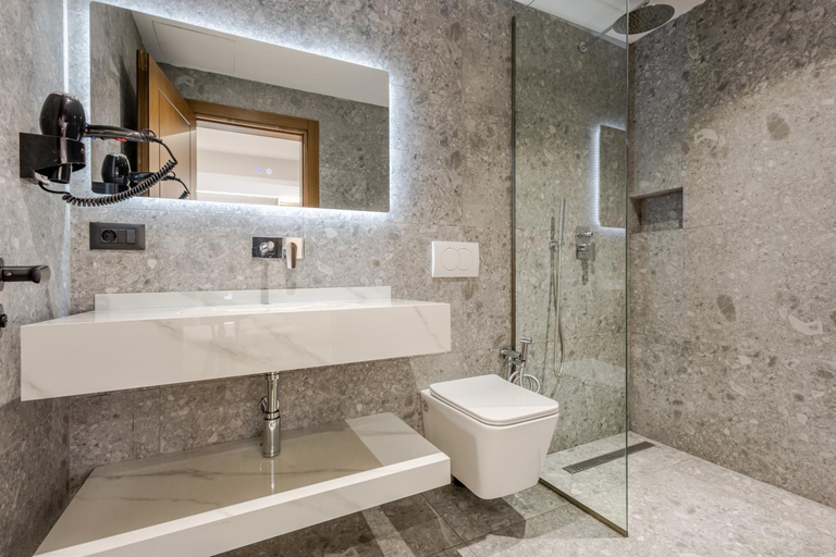 Bathroom 4, Crystal Blue Hotel, Barbati, Corfu, Ionian Islands