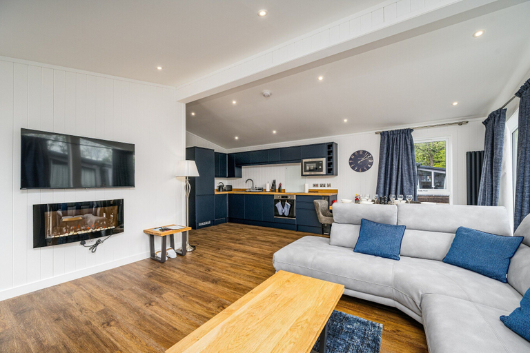 Living room 2, Silverwood Luxury Luxury Spa Lodge, Perthshire and Kinross