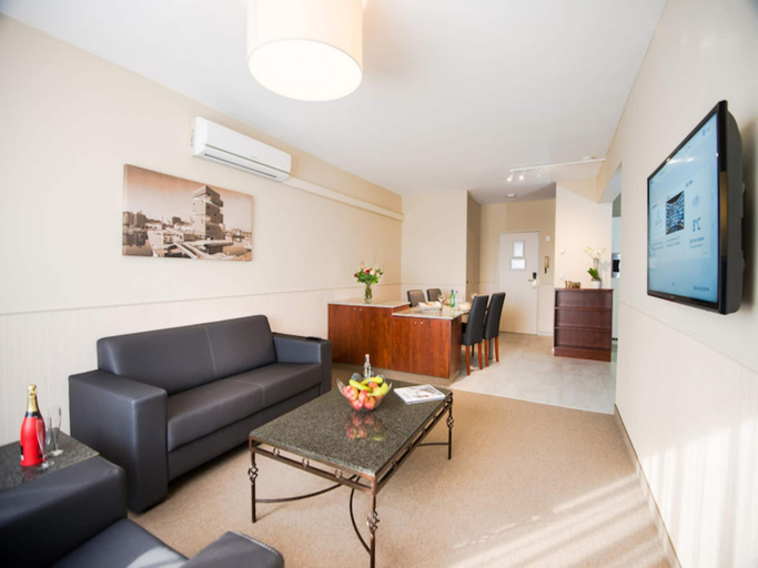 Living area, Modern Apartment in Antwerp With Terrace, Antwerpen