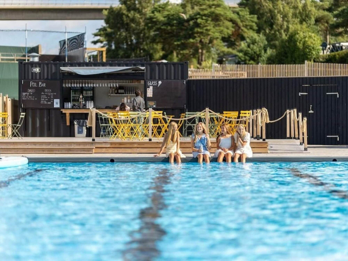 Pool 2, 4 Person Holiday Park Home in Myggenas, Tjörn